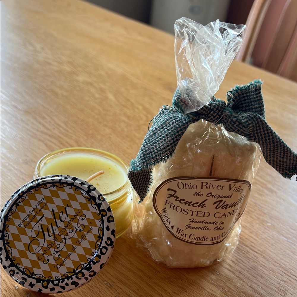 Tyler Scented Candle and A Homemade Scented Candle